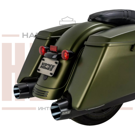 Выхлоп Vance & Hines Blackbird 450 Slip-On Mufflers 46792